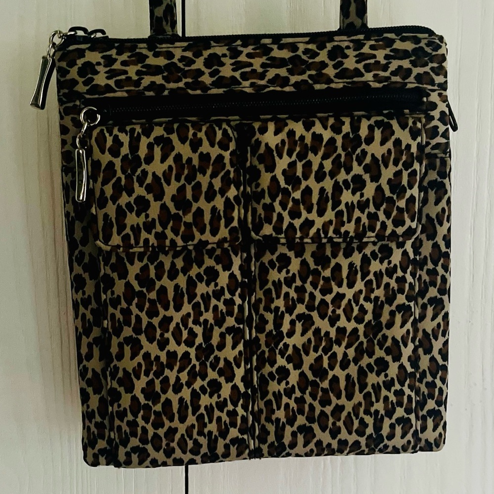 Leopard Print Crossbody Bag